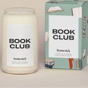 Homesick Book Club Candle NEW